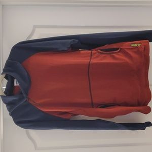 Men's Melanzana microgrid hoodie Large